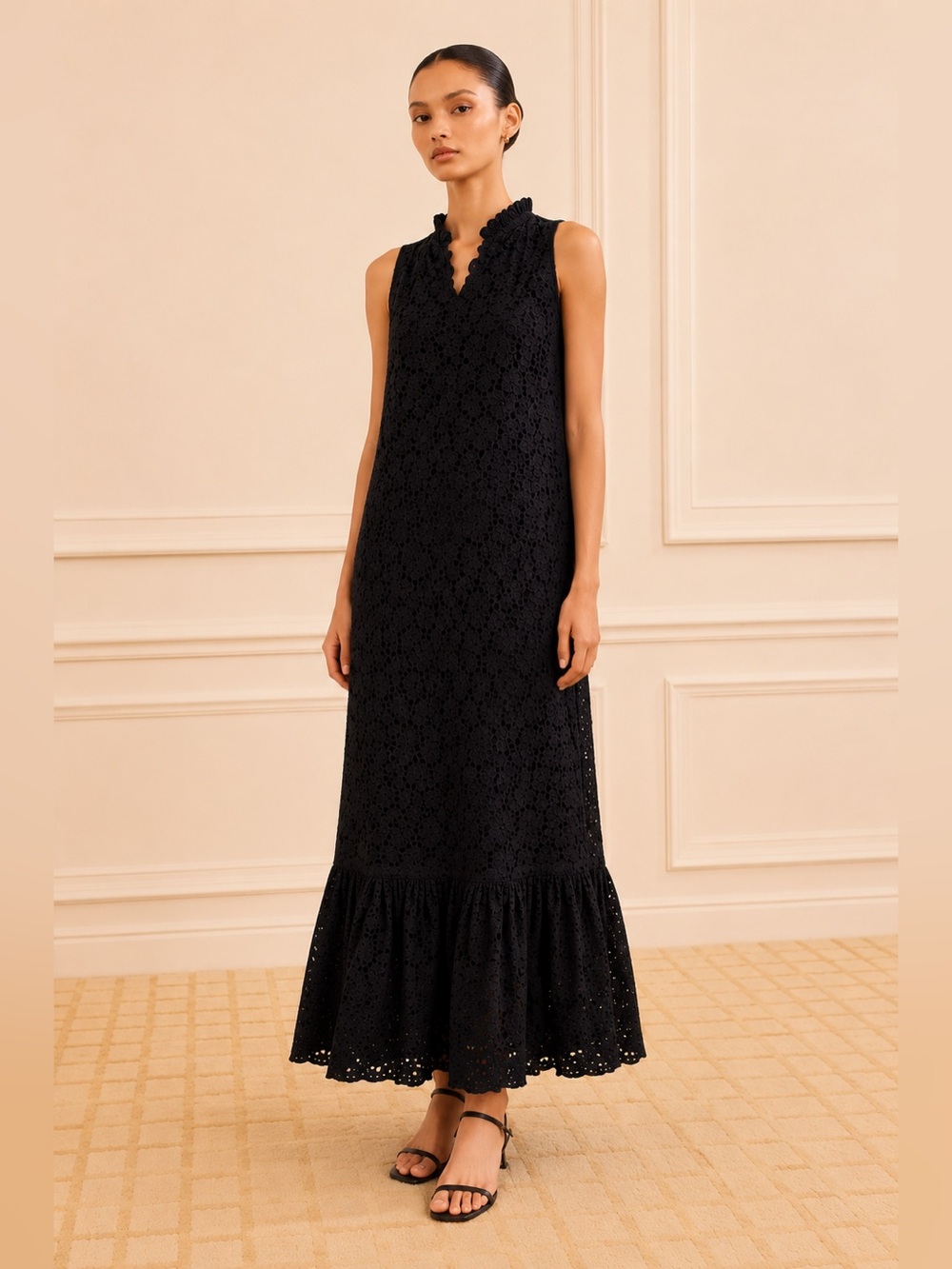 Merlette Ardennes Kurozome Eyelet Dress
Size Small • Like-New Condition